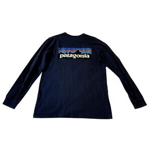 Patagonia Shirt Men Size Medium Blue Long Sleeve Regenerative Organic Cotton